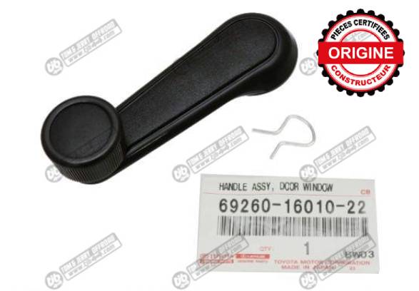 M04- Manivelle  Main de Glace de Portire, noire, l'une, Constr