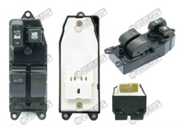 Commande/interrupteur  de l�ve vitre avant, 2 portes