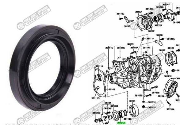 Joint Spy boite de transfert sortie Avant