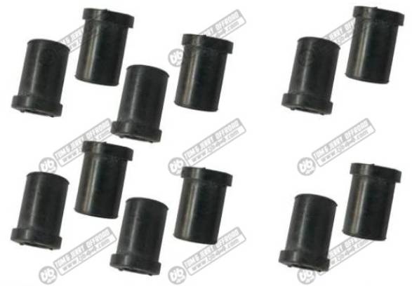 Jeu de 12 bagues caoutchouc