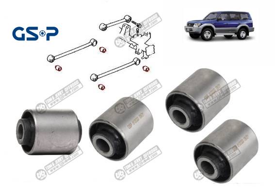 Silenblocs tirant de pont inferieur, Arrire, les 4