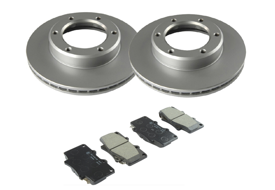 Kit disques + plaquettes AV 287mm HDJ80