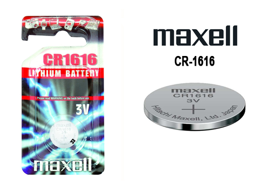 Pile bouton 3V, modele CR1616, by Maxell®