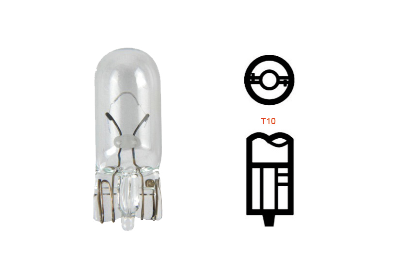 Ampoule Mini wedge 12 V, 5 W, T10